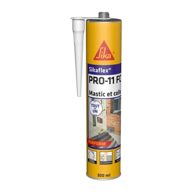 Mastic colle Sika Mastic PU tout en 1 - Sikaflex PRO 11 FC, 300ml, Blanc - Amazon