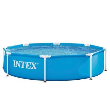 Piscine Intex - Metal Frame Ronde Tubulaire, (ø) 2,44 x (h) 0,51m, 1828 Litres - Amazon