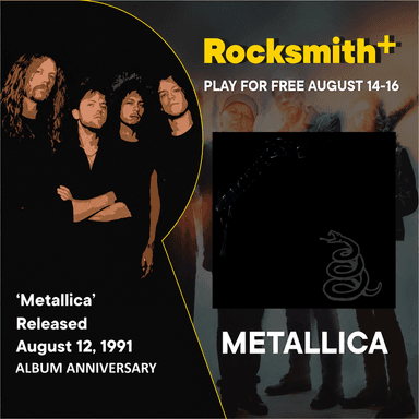 Metallica - The Black Album jouable gratuitement sur Rocksmith+ sur PC, PS4, PS5, iOS & Android (Dématérialisé) - Ubisoft Store