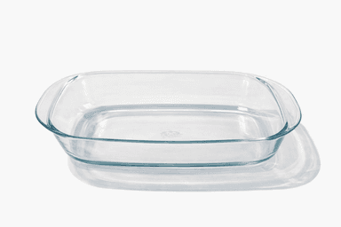 Plat rectangulaire Duralex Ovenchef - Verre trempé, 41 cm - Duralex