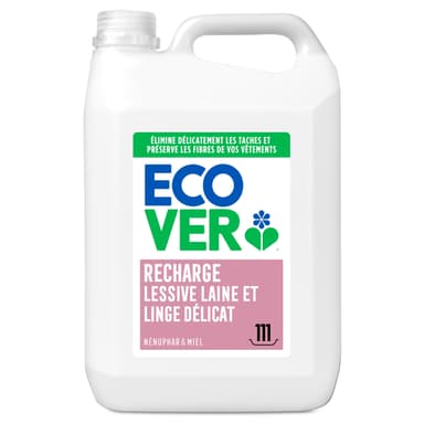 Lessive Ecover 5L - Laine & Délicat Nénuphar/Miel (via Prévoyez et Économisez) - Amazon