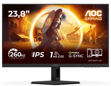 Ecran PC 24" Aoc 24G4ZRE - FHD, Dalle Fast IPS 240 Hz (260 Hz OC) - Fnac
