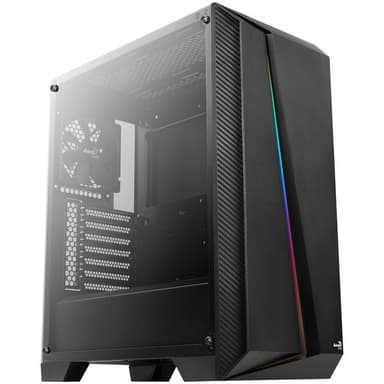 Boîtier PC Aerocool Cylon Pro - Tempered Glass, Mid Tower, Black - Caseking