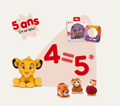 4 Jouets Tonies achetés Le 5ème jouet offert - Tonies
