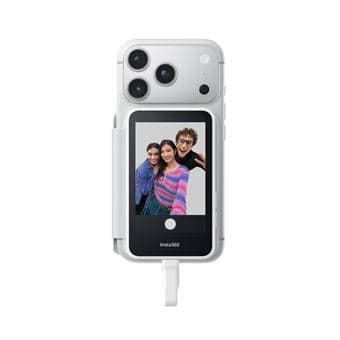 Écran selfie Insta360 Snap - Plug & Play, Écran tactile, Fixation Magnétique, Gris clair - Fnac