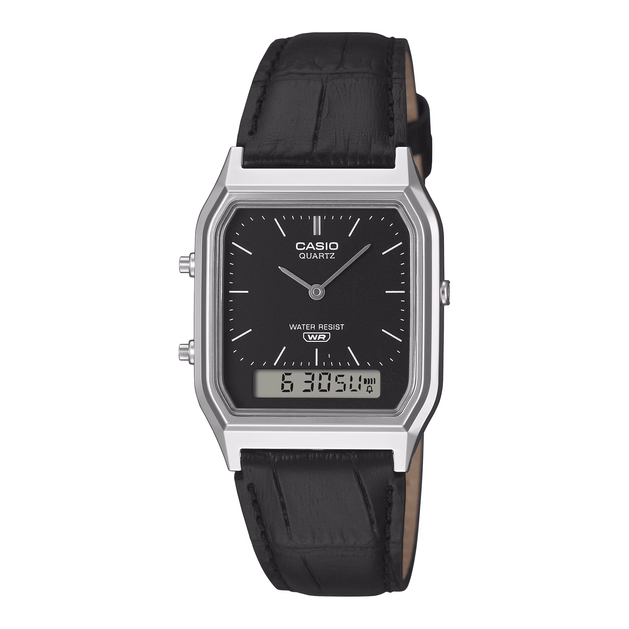 Montre Casio AQ-230EL-1AEF - Cuir véritable - Mondial Montres