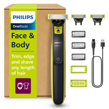 Tondeuse Philips OneBlade 360 QP2824/31 - avec 2 Lames - Amazon