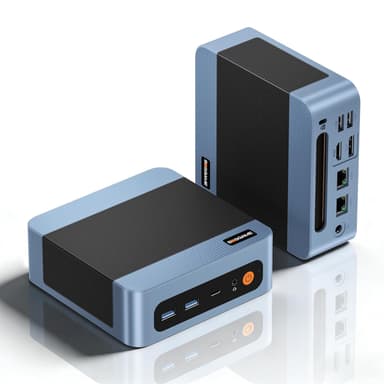 Mini PC Bosgame E5 - Ryzen 5 5300U, 8 Go DDR4, SSD 256 Go, WiFi 5 & BT 5.0, 2x2,5 GbE, W11 Pro (Via Coupon - Vendeur Tiers) - Amazon