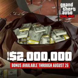 2.000.000 GTA$ + 2 Tenues eCola et Sprunk en visionnant 10h de stream pour GTA Online sur PS4, PS5, Xbox One, Series XIS, PC (Dématérialisé)