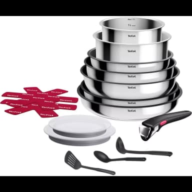 Batterie de cuisine Tefal Ingenio Cook Eat L881SF04 - 15 pièces - Boulanger