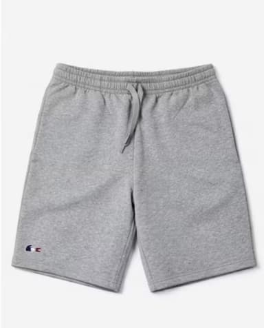 Short Lacoste - Argenté chiné, Tailles T2, T6, T7, T9 - BAZARCHIC