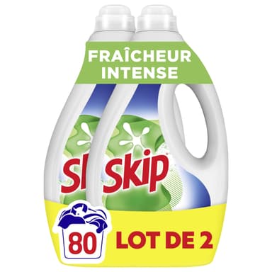 Lessive Liquide Skip Fraicheur Intense - 2x40 Lavages - Amazon