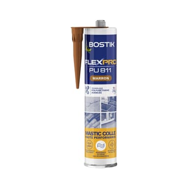 Mastic Colle et Joint Bostik Flexpro PU 811 Marron ou blanc ou gris ou noir - 300 ml, Multi Usages, Intérieur/Extérieur et Milieux Humides - Amazon