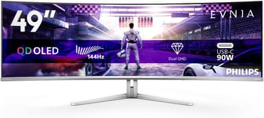 Ecran PC Incurvé 49" Philips Evnia 49M2C8900L - 144Hz, DQHD OLED, 0.03ms GtG, HDR400, Ambiglow, FreeSync Prem Pro - Amazon