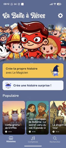 3 mois d'abonnement gratuits à l'application La Boite à Rêves sur Android (Dématérialisé)