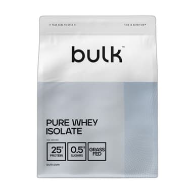 Whey Isolate Bulk Pure, Fraise, 1kg - Amazon