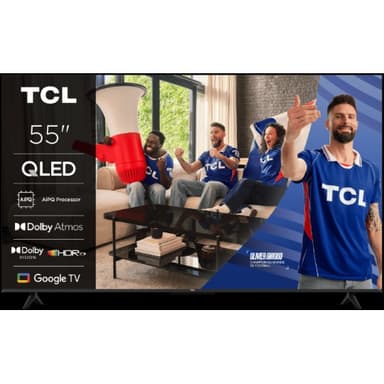 TV 55" TCL 55T69C - QLED, 4K UHD, Dolby Atmos, Dolby Vision, HDR10+, Google TV, Android TV, 3xHDMI 2.1, WiFi - Carrefour