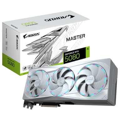 Carte Graphique AORUS GeForce RTX 5080 Master Ice 16G (Frontaliers Suisse) - Interdiscount
