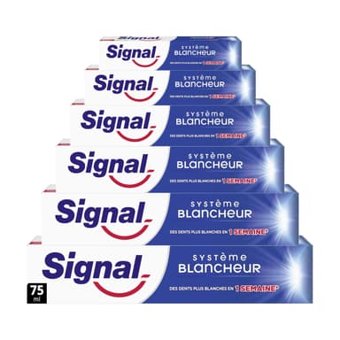 Lot de 6 Dentifrice signal - 75 ml - Amazon