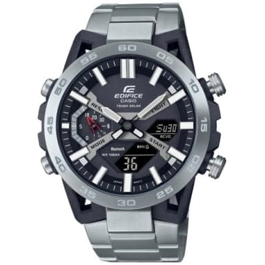 Montre Casio Edifice ECB-2000D-1AEF - Solaire, Bluetooth, chronographe, 10 ATM - Mondial Montres