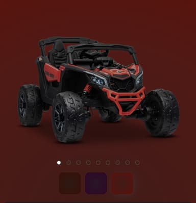 Buggy électrique enfant can am Maverick utv Orange - SmallMX