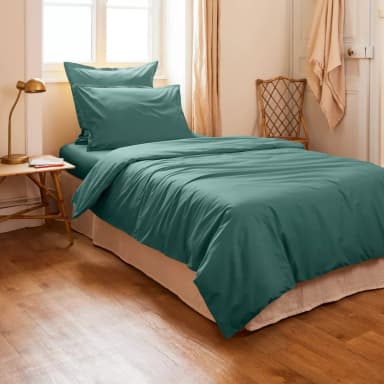 Housse de couette en percale de coton 80 fils 140x200cm (différentes couleurs et dimensions disponibles) - Eminza
