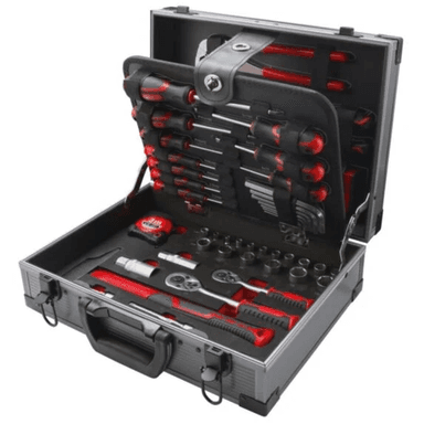 Coffret à outils aluminium Inventiv - 110 pièces - Mr Bricolage