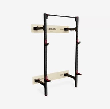 Rack mural de musculation pliable Domyos Wall Rack Fold - Decathlon