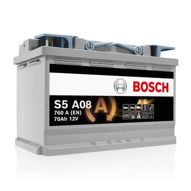 Batterie Auto Bosch S5 A08 - 70 A/h - 760 A, 12 V, AGM Plomb-acide pour Véhicules avec Système Start/Stop - Amazon