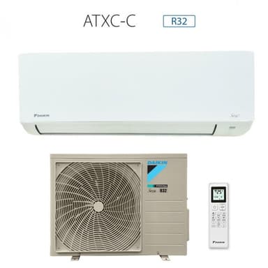 Climatiseur réversible Daikin ATXC25C + ARXC25C – 9000 BTU, Inverter, A++/A+, R32, Wi-Fi Ready - Dagimarket