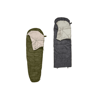 Sac de couchage Crivit adulte - 220cm, température confort –0,5 °C, forme couverture ou momie, avec poche et sac de rangement - Lidl