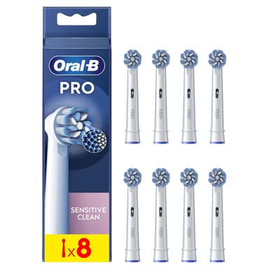 Lot de 8 Brossettes Oral-B Sensitive Clean, Blanches - Amazon
