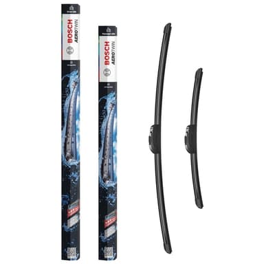 Jeu de 2 Balais d'essuie-glaces Bosch Aerotwin eAR 653 S - 650 mm / 400 mm, Livrés avec Adaptateur - Amazon