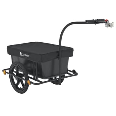 Remorque de bicyclette Juskys - 90L (Vendeur Tiers) - Amazon