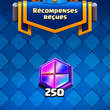 250 Jetons de saison offerts sur Clash Royale (Dématérialisé) - Supercell
