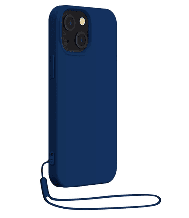 Sélection de coques Apple ou Samsung en promotion à - de 10€ - Ex : Coque Bigben Connected iPhone 14 Plus - en Silicone, avec Dragonne, Bleu - Boulanger