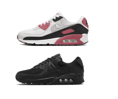 Baskets Nike Air Max 90 - Quatres Coloris, taille 40,5 à 44 - Pegashoes