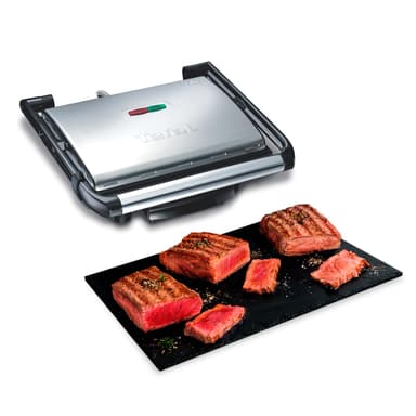 Occasion Très Bon : Plaques Tefal Inicio Grill Viande & Panini - avec Revêtement Anti-Adhésif, 2000W - Amazon