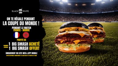 1 Big smash burger acheté = un offert a partir 17h - bnwburger.com