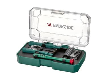 Kit de Réparation Smartphone Parkside - 18 pièces, embouts de précision, ventouse, outils d’ouverture - Lidl