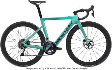 Vélo de Route Électrique Bianchi E-Oltre Carbon - Shimano Ultegra Di2 12v, Moteur Mahle X30, Roues Carbone, Tailles du 55 au 59 - Bike Discount