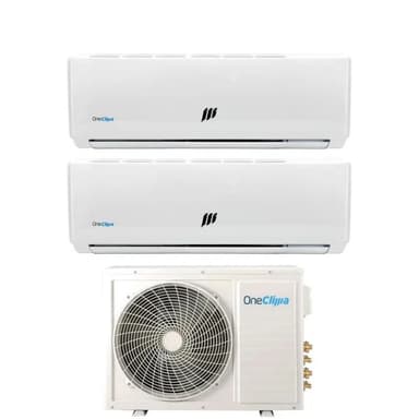 Climatiseur réversible bi-split OneClima Pro 9+12 (MLT14x2/Y24) - 2 x unités intérieures, 9000 + 12000 BTU, A++/A+ (climaconvenienza.it) - ClimaConvenienza