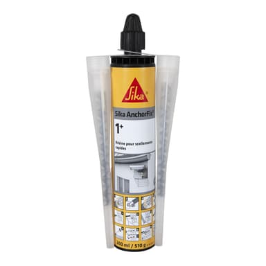Scellement chimique - Sika Anchorfix 1+ - Ton pierre - 300ml - Amazon
