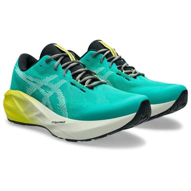 Basket Gravel Running Asics Novablast 5 Tr - taille 40,5 à 47; Aurora Green Light Dust - Glisshop
