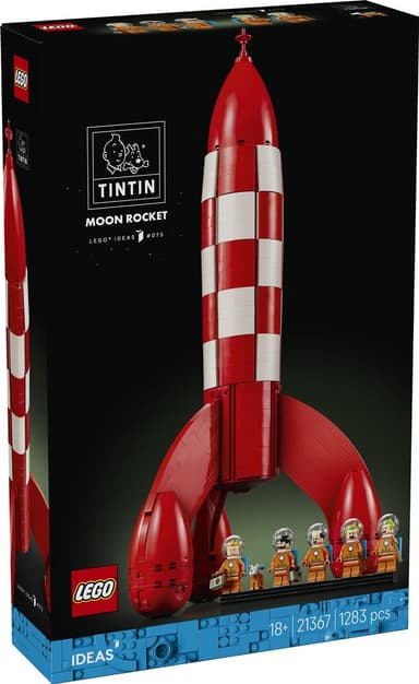 LEGO Ideas 21367 La fusée de Tintin - Fnac