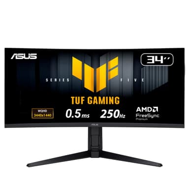 Écran PC Gaming Incurvé 34" Asus Tuf VG34WQML5A - WQHD (21:9), Dalle Fast VA, 250Hz (OC), 0.5ms, HDR400, FreeSync Premium (vendeur tiers) - Amazon