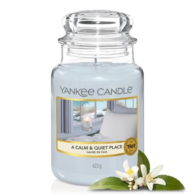 Bougie parfumée Yankee Candle Havre de paix - 623g - Amazon