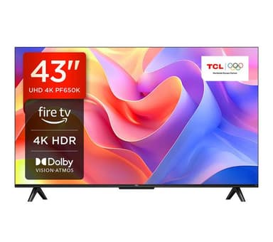 TCL PF650K 43" LED 4K HDR Smart Fire TV with Freely - 43PF650K - Currys