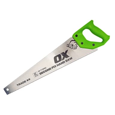 Ox Tools Second Fix 500mm Very fine Ergonomic Wood Saw 370g - (2 for £11) - Free C&C - B&Q