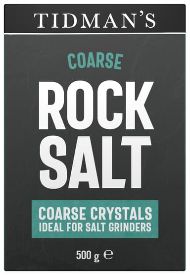TIDMANS Natural Rock Salt 500G - Coarse Crystals - WIth Applied Discount - Amazon